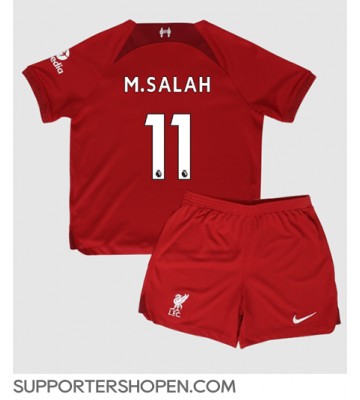 Liverpool Mohamed Salah #11 Hemmatröja Barn 2022-23 Kortärmad (+ korta byxor)